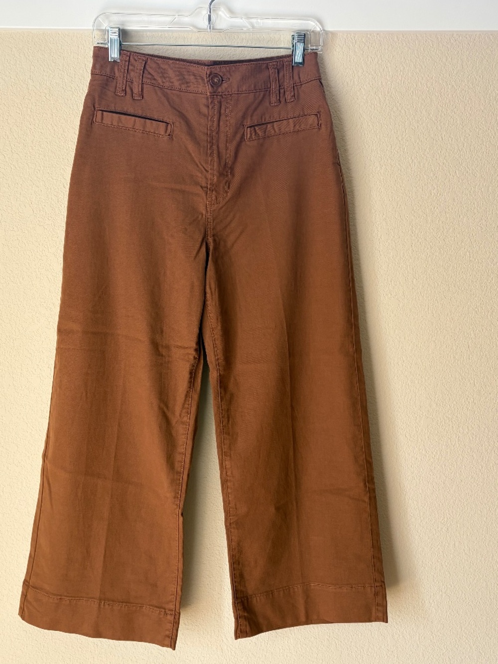Liverpool Wide Leg Cropped Chino (size 4/27)